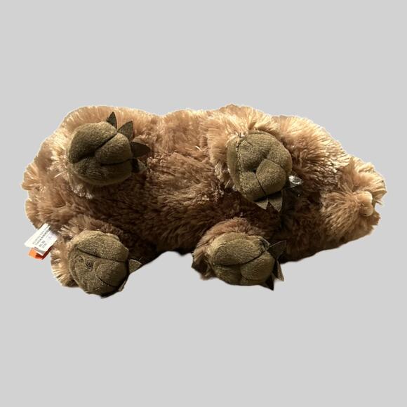 WWF Adoption Plush Stuffed Animal 10" x 5" Brown NWT 2018 - Picture 5 of 9